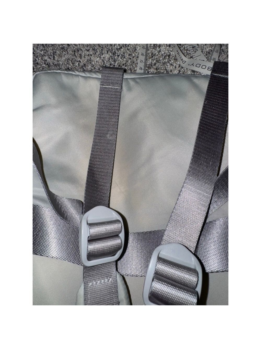 Lululemon Backpack Gray | Lightweight Nylon Gym Bag READ DAMAGE - Picture 16 of 16